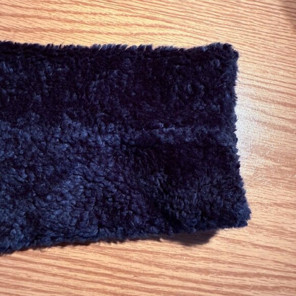 Pendleton Navy Blue Fuzzy Sherpa Zip Jacket, Size Small - Picture 5 of 9